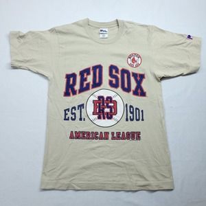 Vintage Boston Red Sox Single Stitch Medium Pro Player Shirt American League MLB